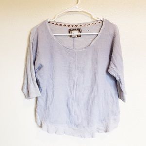 Anthropologie Postmark Gauze Cotton Circle Hem